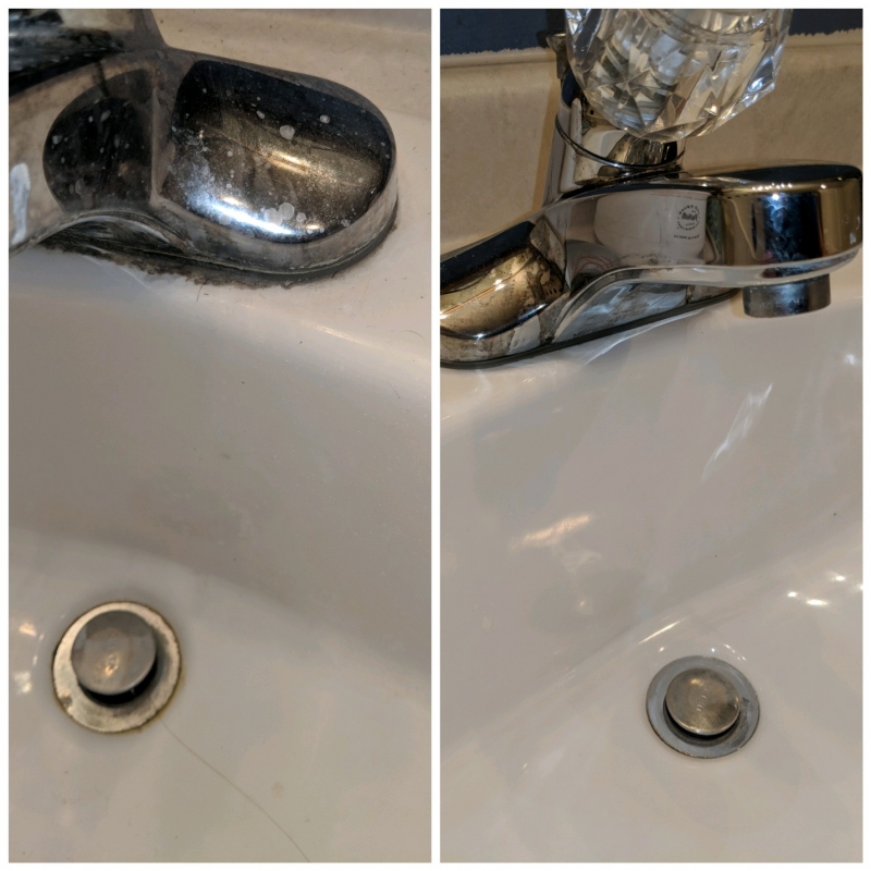 Bathroom Cleaning - Faucet